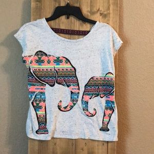 Elephant print t-shirt